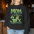 Mom Of The Three Rex Birthday Boy Dinosaur Family Matching Women Sweatshirt Personalized Gifts