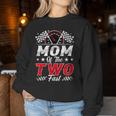 Mom Of The Two Fast 2Nd Birthday Racing Car Family Women Sweatshirt Personalized Gifts