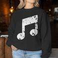 Nota Musical Cuello Sudadera Mujer Regalos divertidos