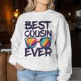 Best Cousin Ever シャツ キッズ 男の子 女の子 いとこ クルー マッチング レディーススウェットシャツ 面白い贈り物