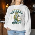 Join Me On A Whiskey Quest Cute Fox メンズ バーボンシャツ ギフト レディーススウェットシャツ 面白い贈り物