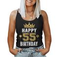 55歳の男性と女性のためのhappy 5Th Birthdayアイデア レディースタンクトップ