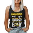 Grandma Of Birthday Boy Construction Theme Party Matching Women Tank Top