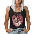Long Live Hot Moms Retro Mom Humor Quote Women Tank Top