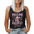 Mom Of The Birthday Girl Pink Cowgirl Western Rodeo Women Tank Top