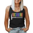 Rainbow Rockhound ロックピック 地質学ハンマー ロックハウンディング レディースタンクトップ