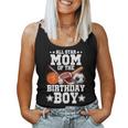 All Star Mom Of The Birthday Boy Basketball Soccer Sport Women Tank Top