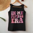 Groovy In My Fifties Era Fiftieth Retro 50Th Birthday Women Tank Top Personalized Gifts Groovy In My Fifties Era Fiftieth Retro 50Th Birthday Women Tank Top Personalized Gifts