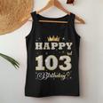 Happy 103Rd Birthday 103歳 女性 男性 誕生日パーティー 長袖tシャツ レディースタンクトップ 面白い贈り物