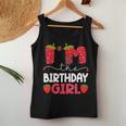 I'm The Berry First Birthday Girl Strawberry Women Tank Top Personalized Gifts