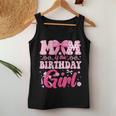 Mom Of The Birthday Girl Family Pink Bow Family Party Women Tank Top Unique Gifts