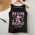 Mom Of The Birthday Girl Pink Cowgirl Western Rodeo Women Tank Top Personalized Gifts