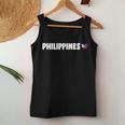 Philippines Flag Heart Pride Philippines Kid レディースタンクトップ 面白い贈り物