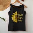 獅子座 ひまわり 花 恋人 7月8月誕生日 レディースタンクトップ 面白い贈り物
