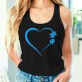 Autism Autism Awareness Autism Mom Love レディースタンクトップ 彼女への贈り物