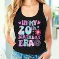Groovy In My 20Th Birthday Era 20 Years Old Women Tank Top Gifts for Her