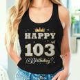 Happy 103Rd Birthday 103歳 女性 男性 誕生日パーティー 長袖tシャツ レディースタンクトップ 彼女への贈り物