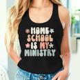 Home School Is My Ministry Homeschool Mom Christian Faith Women Tank Top Gifts for Her