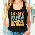 In My Papaw Era Groovy Grandpa Father's Day Women Tank Top Gifts for Her