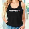 Philippines Flag Heart Pride Philippines Kid レディースタンクトップ 彼女への贈り物