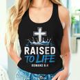 Raised To Life Water Baptism Bible Verse Christian Baptized Women Tank Top Gifts for Her
