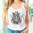 Rock And Roll Cowgirl Western Rodeo Girl Graphic Women Women Tank Top Gifts for Her