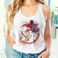 Rooster Cock Fight Chicken ノベルティ ファーマーズギフト レディースタンクトップ 彼女への贈り物