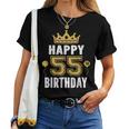 55歳の男性と女性のためのhappy 5Th Birthdayアイデア レディースTシャツ