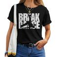 Break Dance ヒップホップ レトロ 風車 ギフト キッズ Bboy Bgirl レディースTシャツ