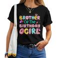 Brother Of The Birthday Girl Sweet Donut Matching Family Women T-shirt