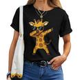 Giraffe Boys Animal Print Giraffe Print レディースTシャツ