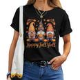 Happy Fall Y'all Gnome Autumn Thanksgiving Women T-shirt Happy Fall Y'all Gnome Autumn Thanksgiving Women T-shirt