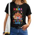 Mama Of The Birthday For Boy Circus Carnival Theme Party Women T-shirt