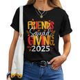 Retro Friendsgiving Squad 2025 Thanksgiving Group Fall Women T-shirt