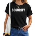 イベントのセキュリティ安全ガードの服装男性女性ecurity 長袖tシャツ レディースTシャツ