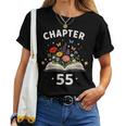 第55章 55歳 誕生日 お祝い 花本 レディースTシャツ