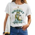 Join Me On A Whiskey Quest Cute Fox メンズ バーボンシャツ ギフト レディースTシャツ