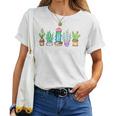 I Be Plantin'hit サボテン 多肉植物 面白い植物 ガーデン レディースTシャツ