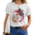 Rooster Cock Fight Chicken ノベルティ ファーマーズギフト レディースTシャツ