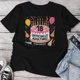 18歳の誕生日 男の子 女の子 18歳 18歳 誕生日 レディースTシャツ 面白い贈り物
