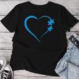 Autism Autism Awareness Autism Mom Love レディースTシャツ 面白い贈り物
