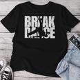 Break Dance ヒップホップ レトロ 風車 ギフト キッズ Bboy Bgirl レディースTシャツ 面白い贈り物