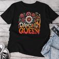 Dancing A Queen ダンシングヴィンテージ 70年代 80年代 ダンスパーティー用 レディースTシャツ 面白い贈り物