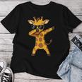 Giraffe Boys Animal Print Giraffe Print レディースTシャツ 面白い贈り物