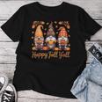 Happy Fall Y'all Gnome Autumn Thanksgiving Women T-shirt Unique Gifts Happy Fall Y'all Gnome Autumn Thanksgiving Women T-shirt Unique Gifts