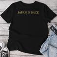 Japan Is Back – Trendy Minimalist For & 長袖tシャツ レディースTシャツ 面白い贈り物