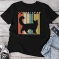 Somali -Omali ソマリ ネコ 長袖tシャツ レディースTシャツ 面白い贈り物