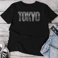 Tokyokyline Rainbow Bridge Tokyo Tower レディースTシャツ 面白い贈り物