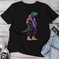 恐竜 漫画 かわいい かわいい かっこいい モチーフ 男性 女性 T-Rex レディースTシャツ 面白い贈り物