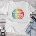 1975年1月以来絶対に素晴らしい男性と女性の誕生日。 レディースTシャツ 面白い贈り物